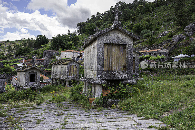 集团espigueiros(粮仓)，Lindoso, Viana do Castelo，葡萄牙